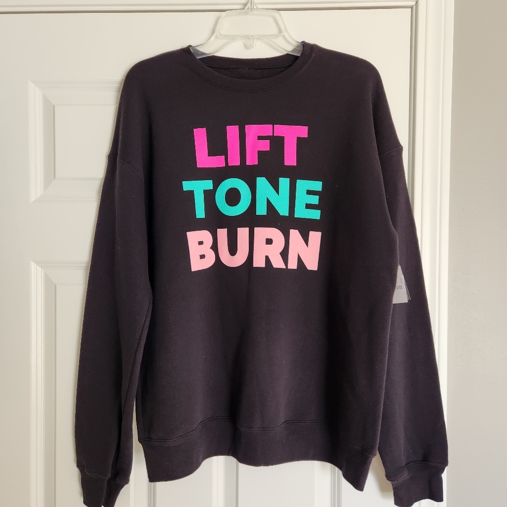 Pure Barre cozy crew neck sweatshirt